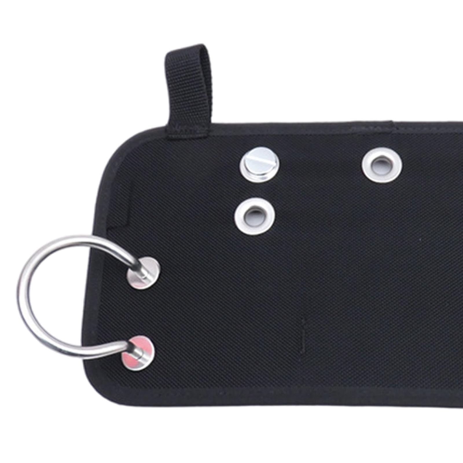 Placa de Culata de Buceo Sidemount Acero Inoxidable. Sujeción fiable a la Botella. Asa Robusta. Material: Fabricada en plástico Pet y Tela Nailon 1680D. Placa Culata Buceo Scuba Tech