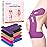 IEADEN Precut Kinesiology Tape for Knees, 20 Pcs - Knee Support & Stability, Knee Pain Relief Athletic Tape - Waterproof & Elastic, Breathable Hypoallergenic Latex-Free Tape, Purple