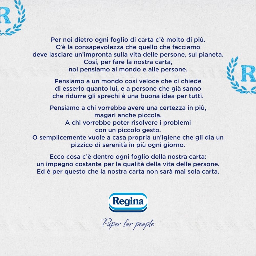 Regina Rotoloni, Carta Igienica 42 Rotoli + In regalo una confezione di Fazzoletti Regina di Cuori 10P