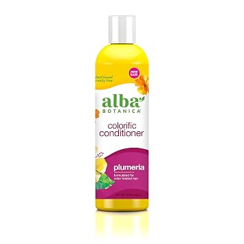 Alba Botanica Colorific Conditioner, Plumeria, 12 Oz Packaging May Vary