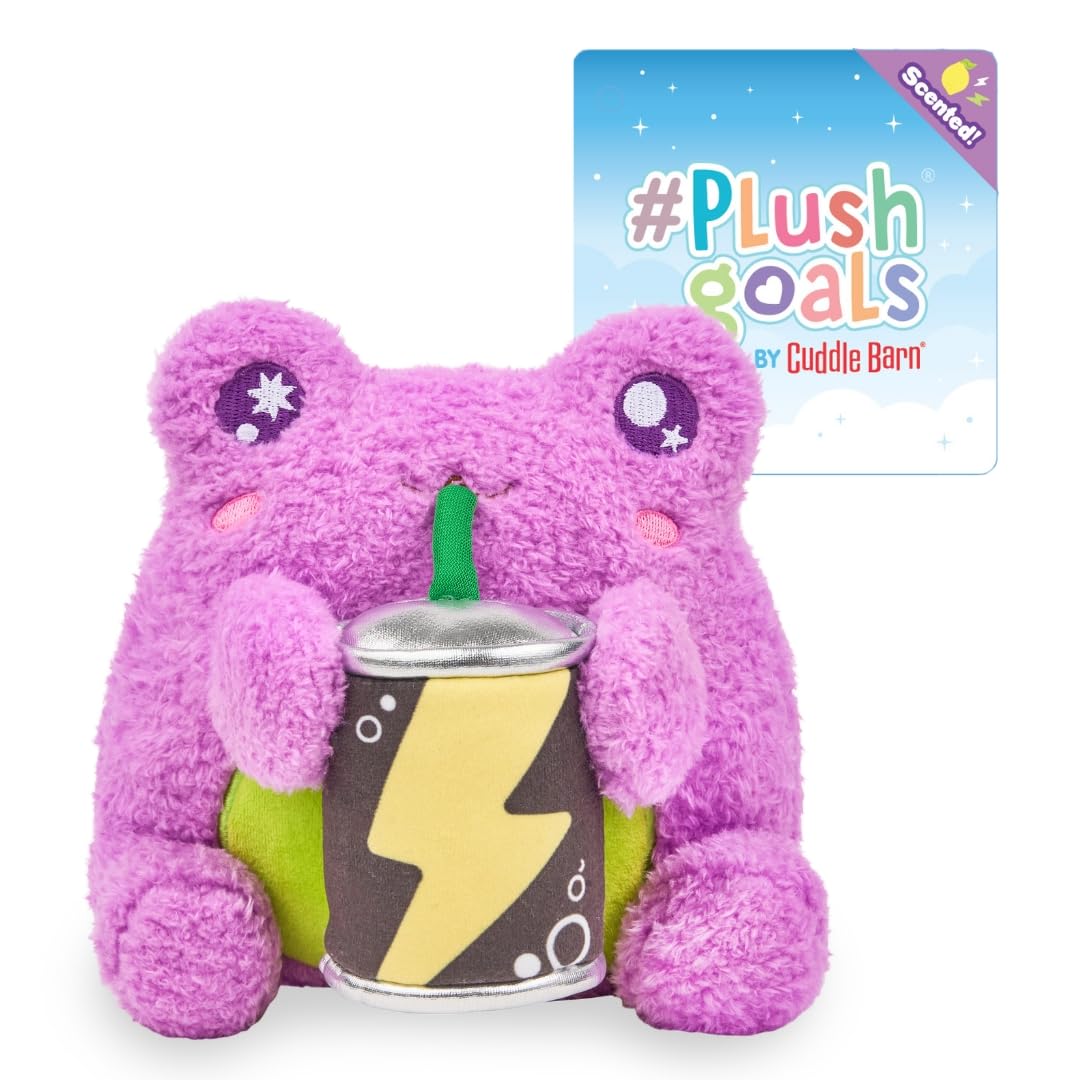 わかlil Amazon.com: Scented Kawaii Plush Frog - Lil Energy Drink Sippin