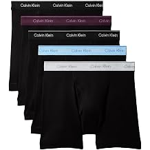 Calvin Klein Mens 100% Cotton 5-pack Boxer Brief