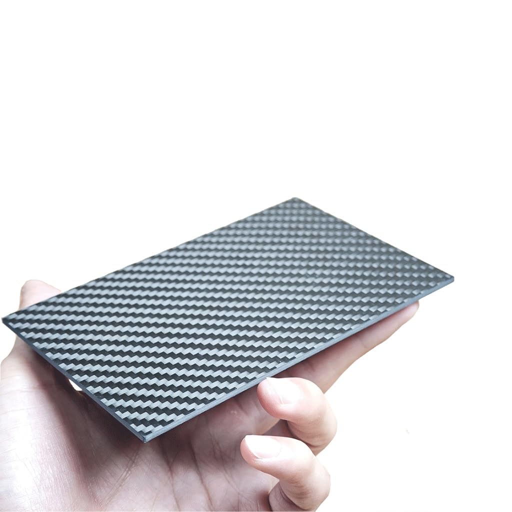 Feuille de fibre de carbone mate sergé 3K, 1 pièce