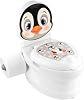 Kids Potty Training Toilet Seat | Toilet Potty with Flush Sound & Light | Portable Easy Clean Removable Pot & Seat | Toddler Potty Toilet | Educational Toddler Travel Essentials | One Size