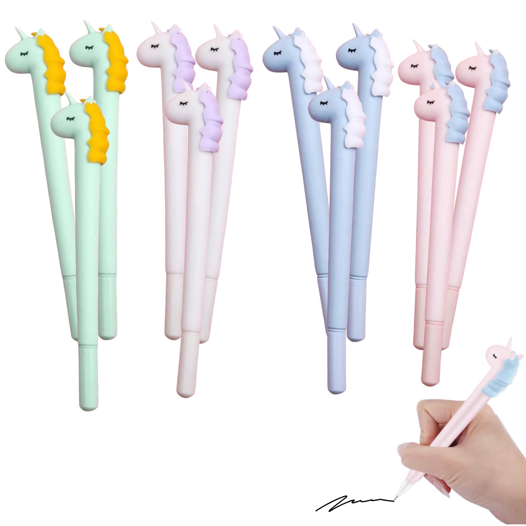 bb Klostermann Kugelschreiber Pompon Einhorn, 1 Stück, 4-fach sortiert bb Klostermann Kugelschreiber Pompon Einhorn, 1 Stück, 4-fach sortiert