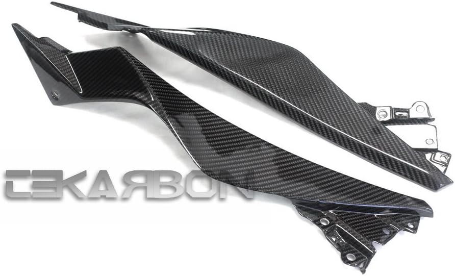 Replacement for Side Tank Panels, Kawasaki Ninja 300 250R (2013-2017), Carbon Fiber, 2x2 Twill Weave