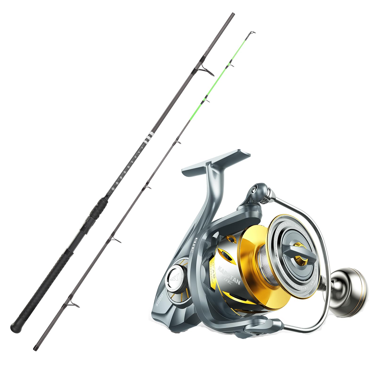 Amazon.com : KastKing Kapstan Elite Spinning Reel,Saltwater Fishing Reel,Size 4000 & KastKing Kong Fishing Rod, Spinning Rod 2 pc 10' MH : Sports & Outdoors Amazon.com : KastKing Kapstan Elite Spinning Reel,Saltwater Fishing Reel,Size 4000 & KastKing Kong Fishing Rod, Spinning Rod 2 pc 10' MH : Sports & Outdoors