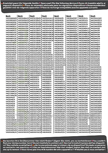 DEKAROX 2 x Kohlebürsten Motorkohlen 12,5x5x42mm 4,8mm AMP für Bosch Siemens 605694 00605694 für Waschmaschine wie iQ100 iQ300 iQ500 iQ700 VarioPerfect Logixx Classixx Avantixx Maxx Extraklasse