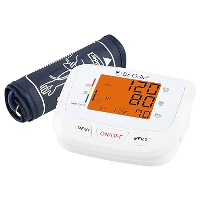 Dr. Odin OBP101 Fully Automatic Digital Blood Pressure Monitor with Large Cuff BPM Monitor at Home BP Machine for Doctor