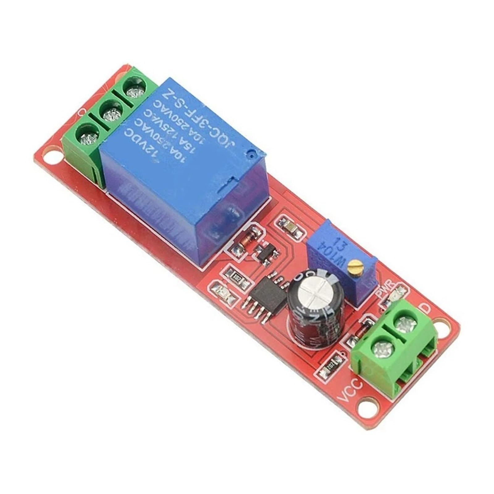 Module temporisateur NE555 12V DC commutateur réglable de 0 à 10s pour montages électroniques lot de 10