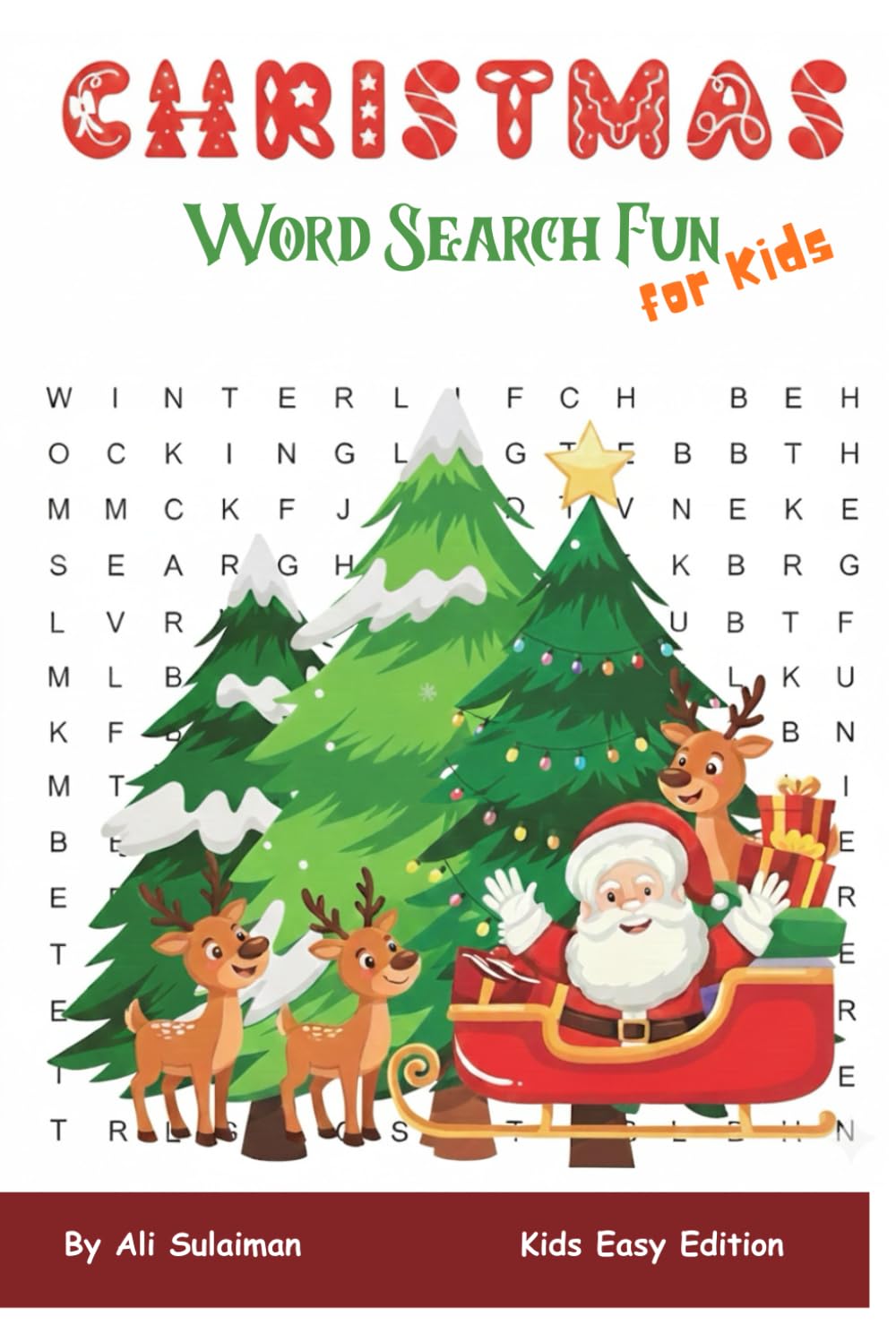 Christmas Word Search Fun - For kids: Kids easy edition (Christmas Fun Challenge)