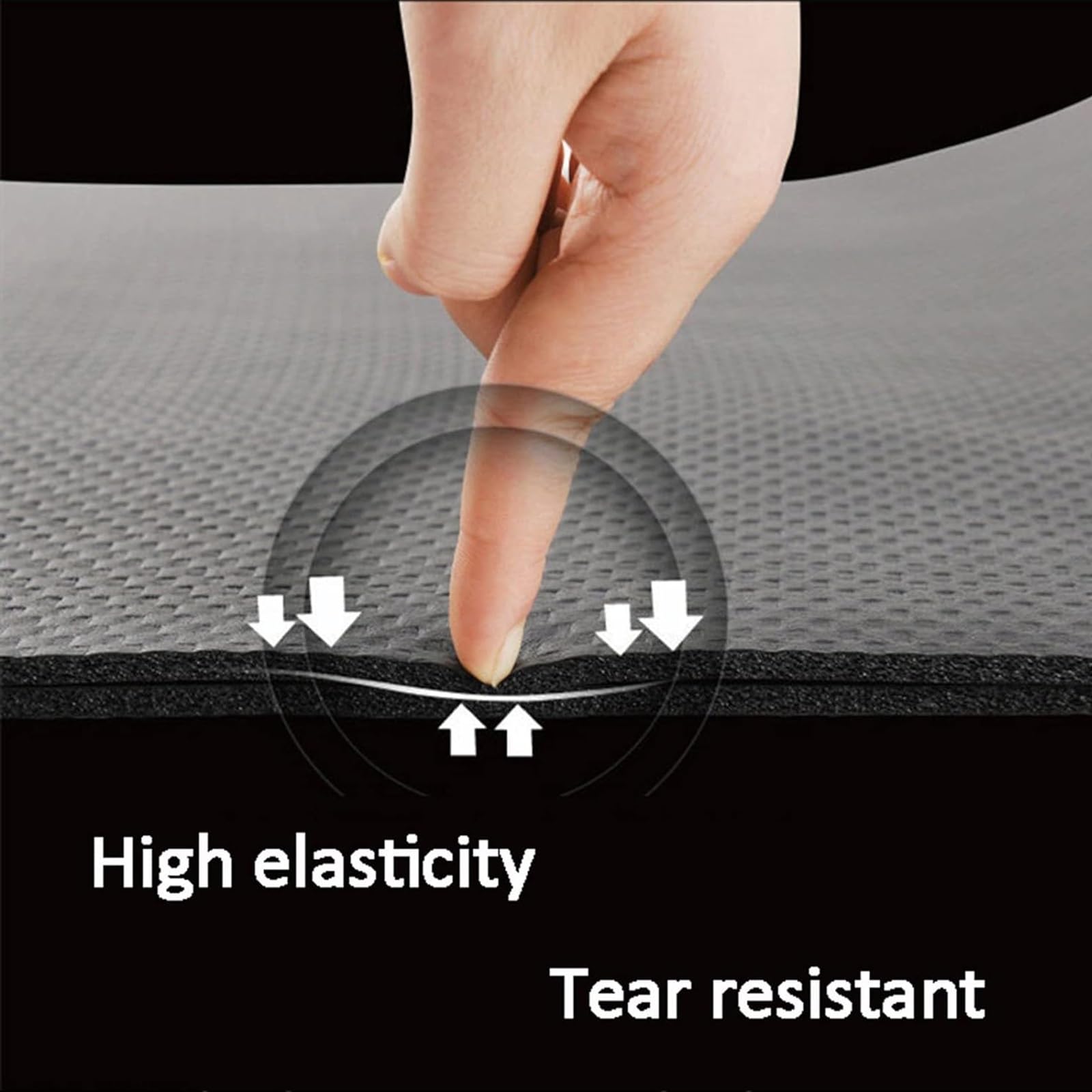Tappetini Attrezzi Fitness Casa, Tappetino Per Tapis Roulant，Tappeto Antiscivolo Antivibrazione Protezione Del Pavimento, Tappetino Insonorizzante Per Tapis Roulant, Ellittiche, Canottaggio(120x60cm)