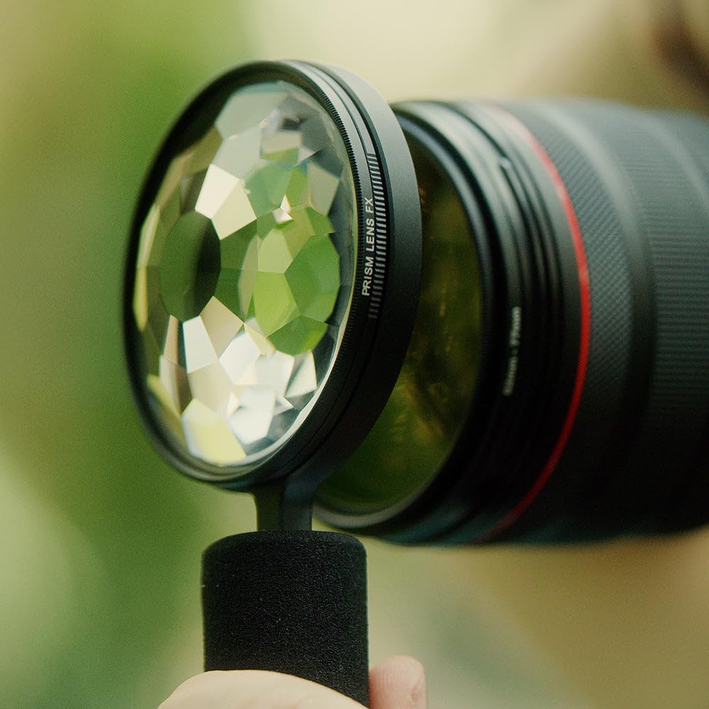 Prism Lens FX Adaptador de filtro Freeform | Anillo montado patentado de 82 mm con rosca de 1/4-20 | Ve a mano o monta filtros FX para una creatividad infinita (filtro y mango no incluidos)
