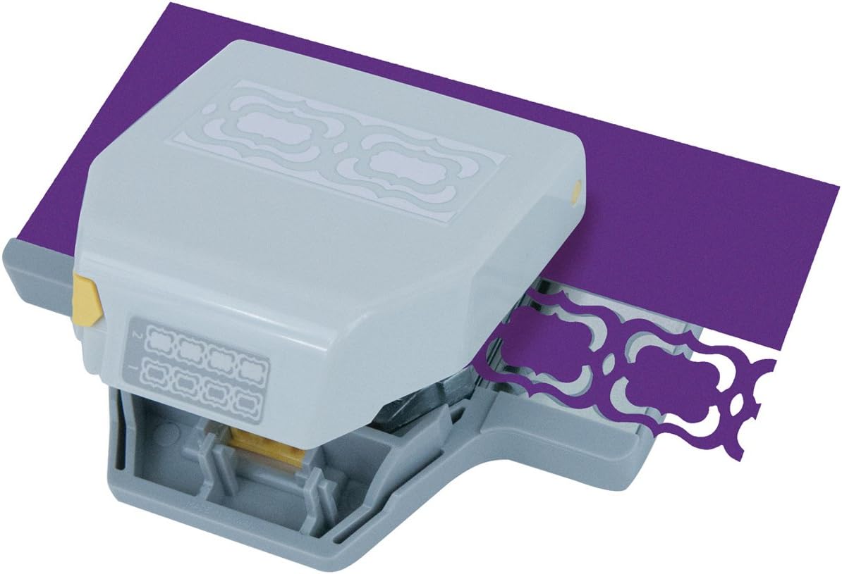 EK Tools 54-52028 2-in-1 Edger Punch, Flourish Squares