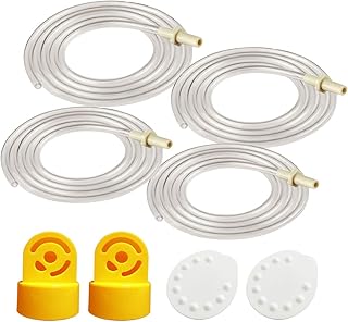 Pump in Style Tubing (Two Packs, 4 Tubes) and 2 Valves and 2 Membranes for Medela Pump in Style Advanced Breast Pump Released After Jul 2006. In Retail Pack. Replace Medela Tubing, Medela Membrane, and Medela Valve; in Retail Pack.