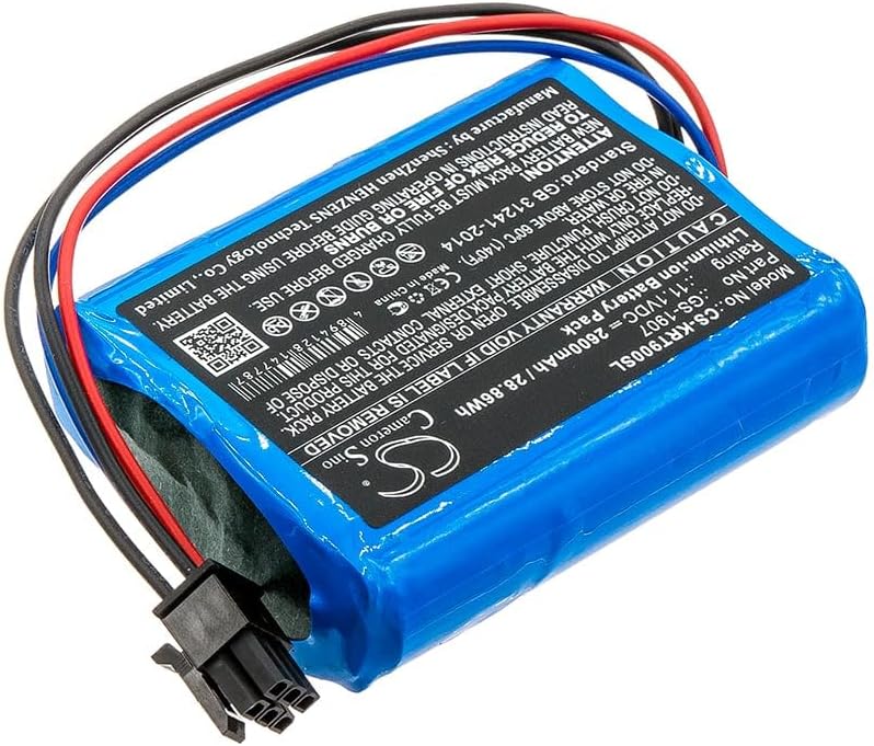 2600mAh バッテリー クロノス 8609000-018、InTouch 9000、部品番号GS-1907に対応