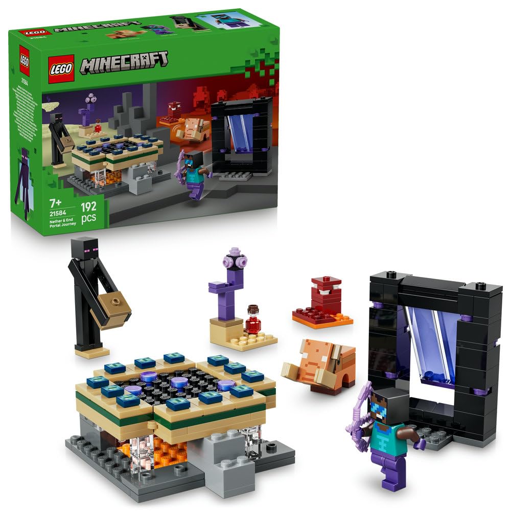 Amazon.co.jp: レゴ(LEGO) マインクラフト ネザーとエンドポータルの旅