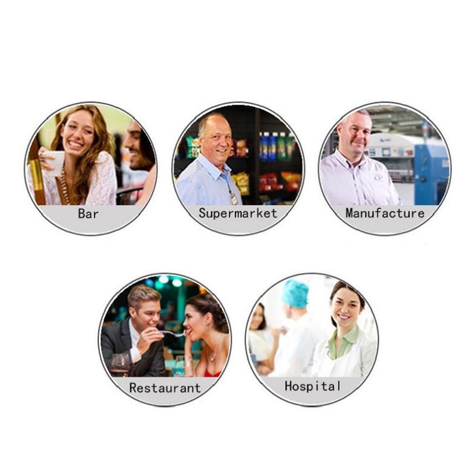 Call System 30 Buttons 1 Receiver Pager System for Hotel Hospital Restaurant Call Bell Patients with 1 Receiver 30 Caregiver Call Buttons, 433.92MHz, up to 400 Callers