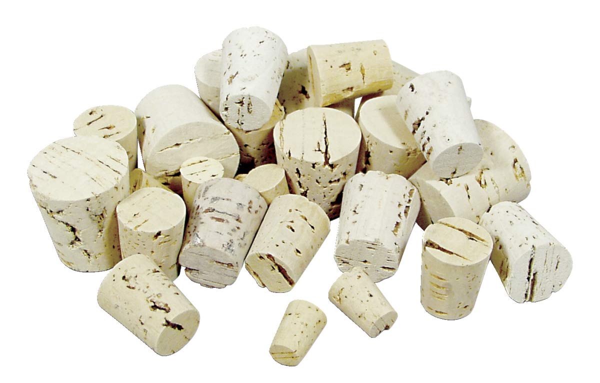 GSC 569480 Frey Scientific Bulk Cork Assortment - Assorted Size - Pack of 100