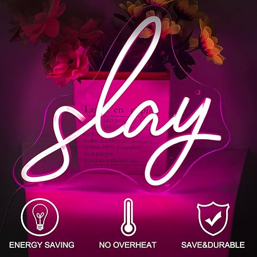 Miniatura 2 de Letrero de neón de bulldog francés, lindo perro, rosa, LED de neón para dormitorio, decoración de habitación de niños, luz nocturna para cachorros,