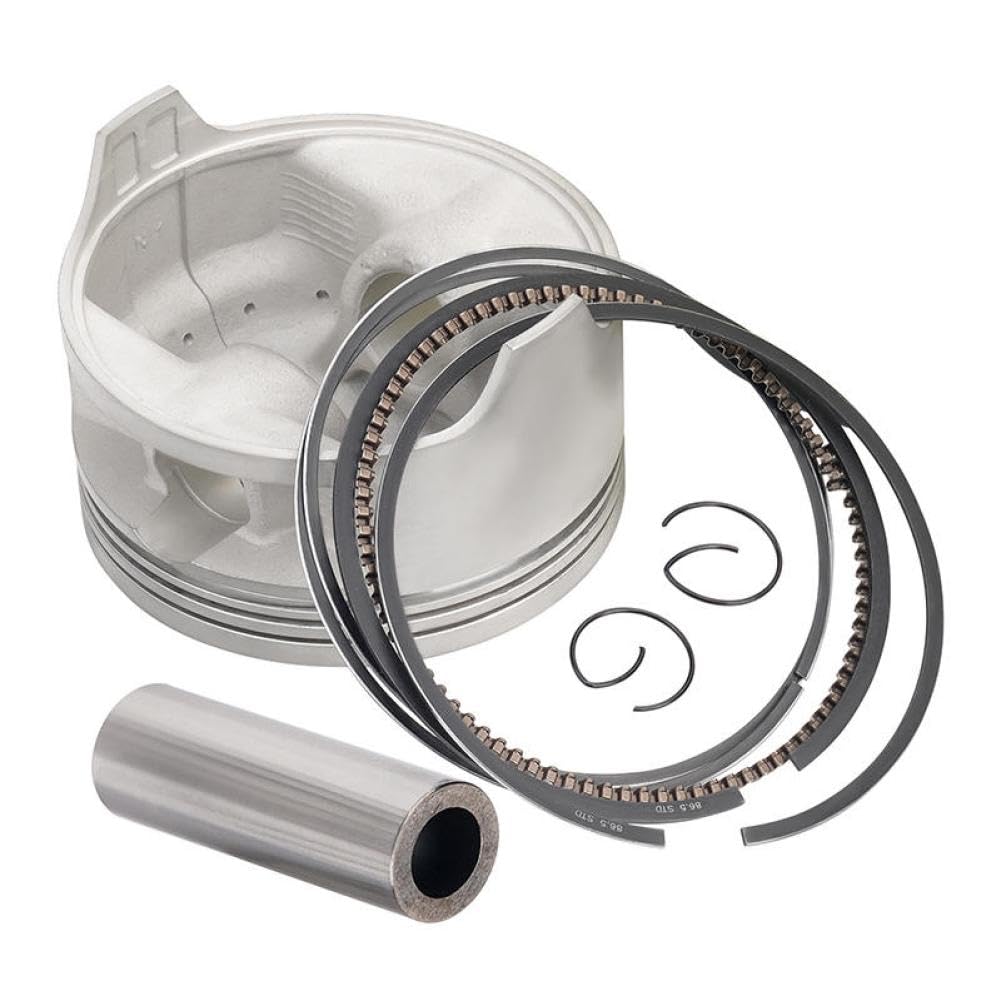 Jeu de filtres de joint de piston de cylindre de moto 86,5 mm compatible avec TRX420 Rancher 420 2014 2015 2016 2017 2018 2019 2020 17254-HN1-000 12100-7-a00