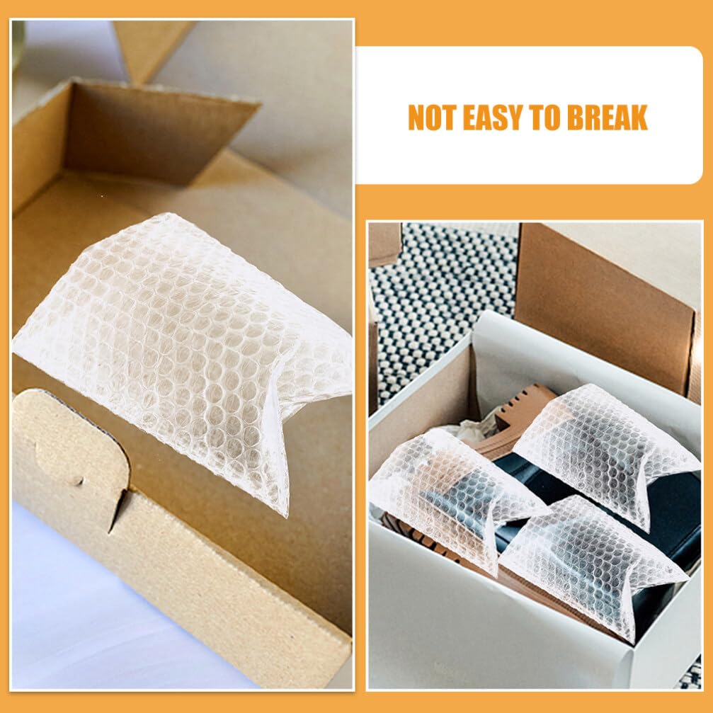 MUCKLILY 200pcs Bubble Pouches Bubble Padded Mailing Pouches Cushioning Pouches for Shipping