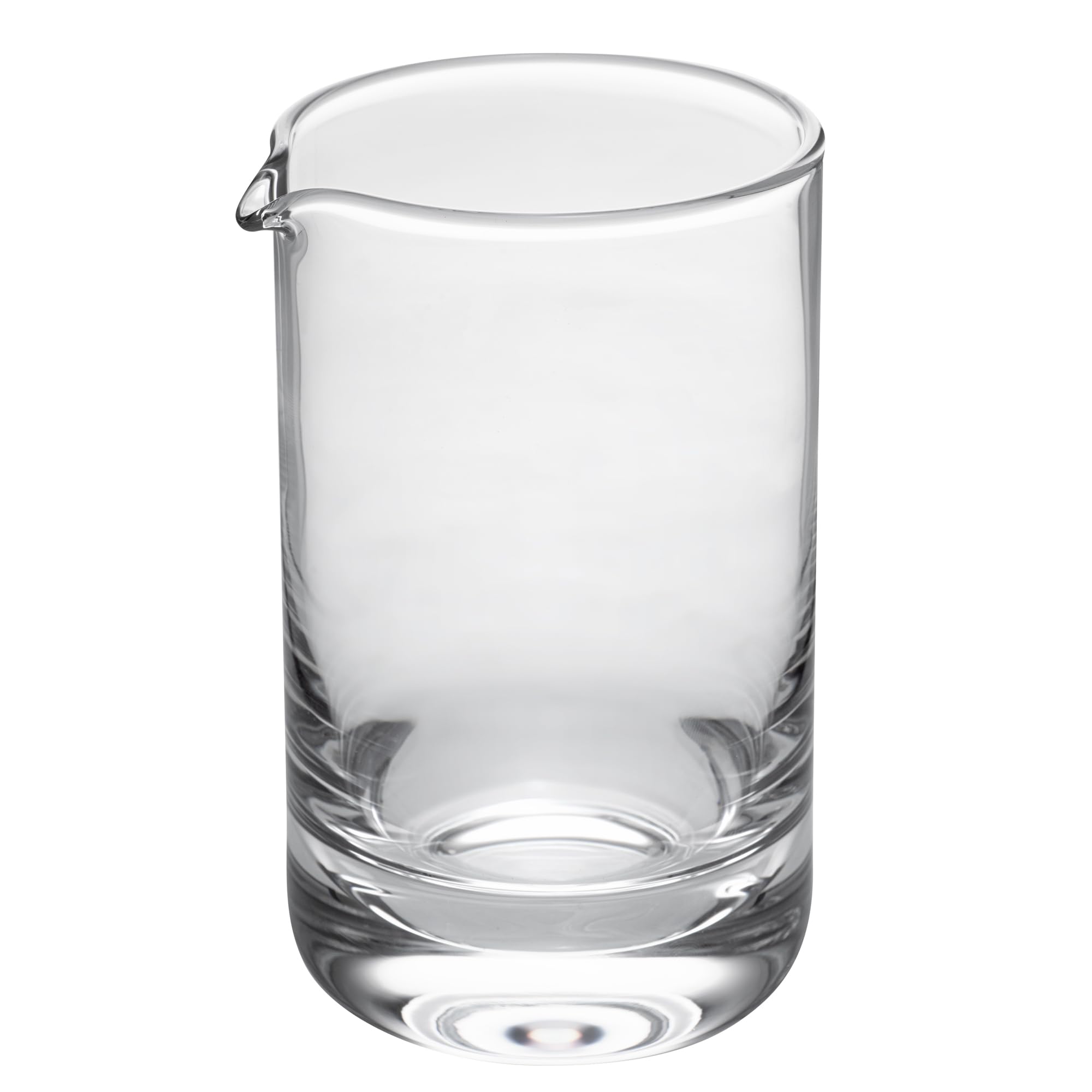 Vaso mezclador de cóctel en cristal duradero y refinado acabado artesanal, 4 uds.