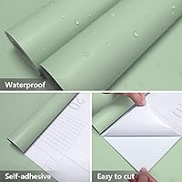 Vista 28 de Black Peel and Stick Wallpaper Black Contact Paper 17.7inch x 393.7inch Self Adhesive Vinyl Wallpaper Removable Wall Paper Peel and Stick Waterproof