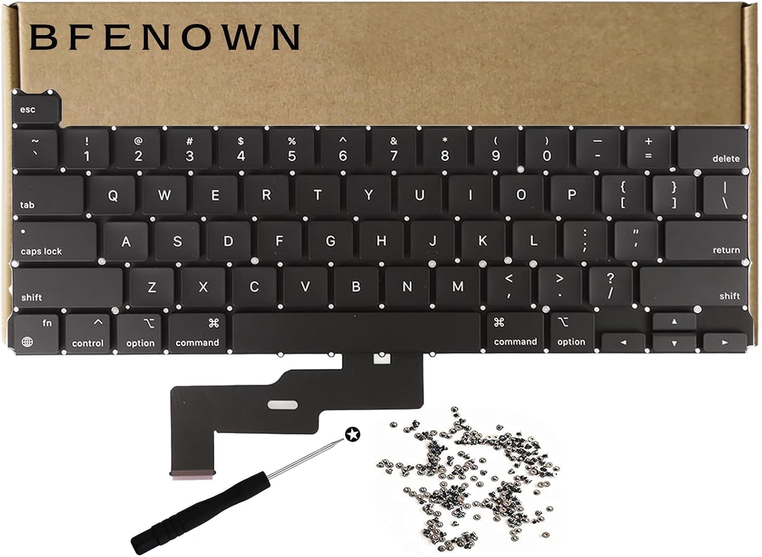 Amazon.com: Bfenown Replacement US Keyboard with Screws Sets for