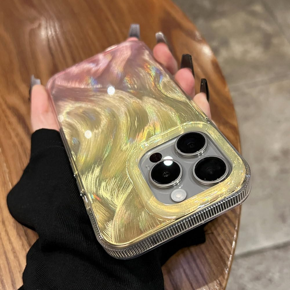 Housse iPhone 15 glitter laser idéale pour vos soirées - 2