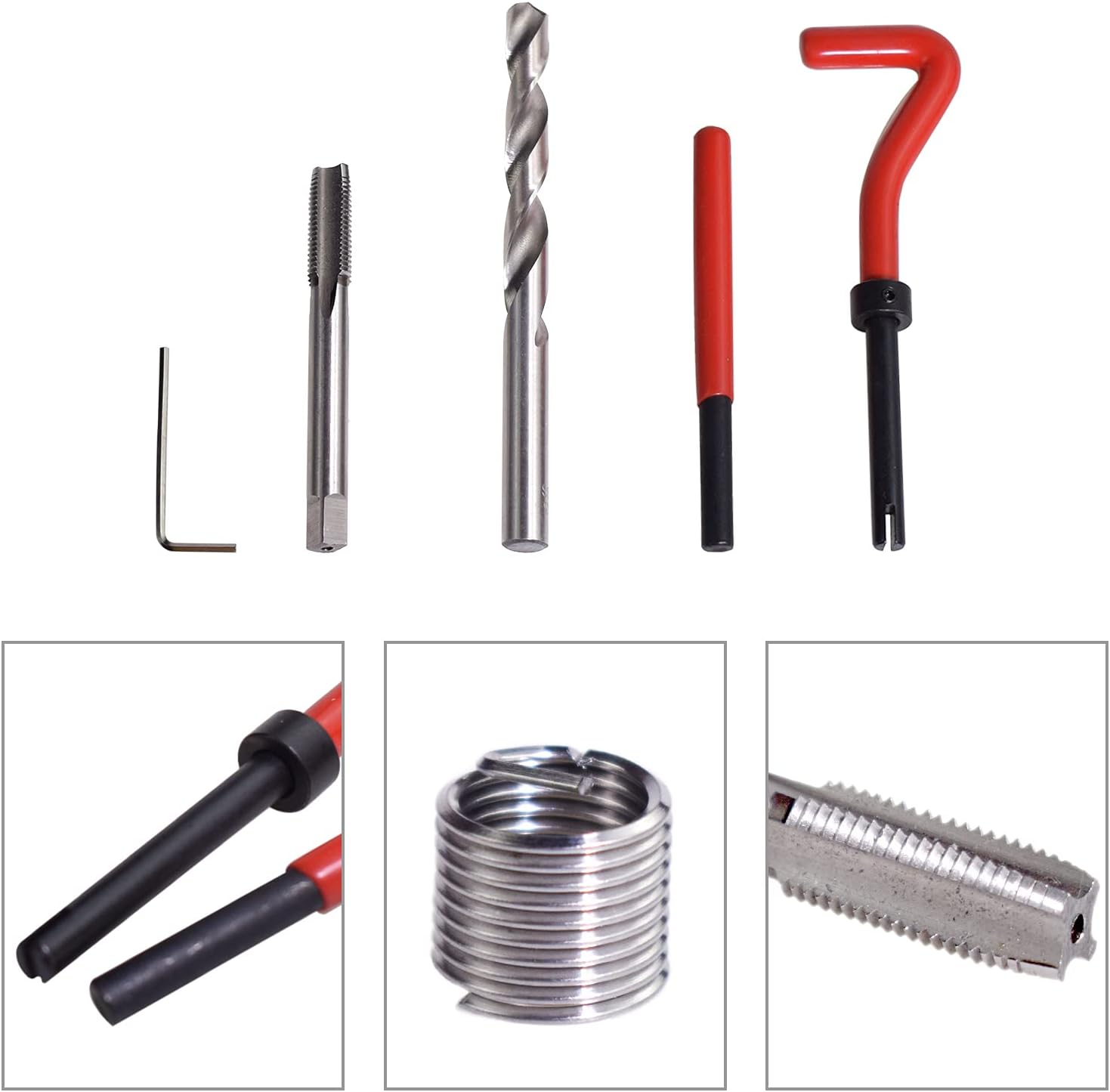 Alltooetools Thread Helical Coil Repair Tool Kit M10 X 1.25 SF0059E