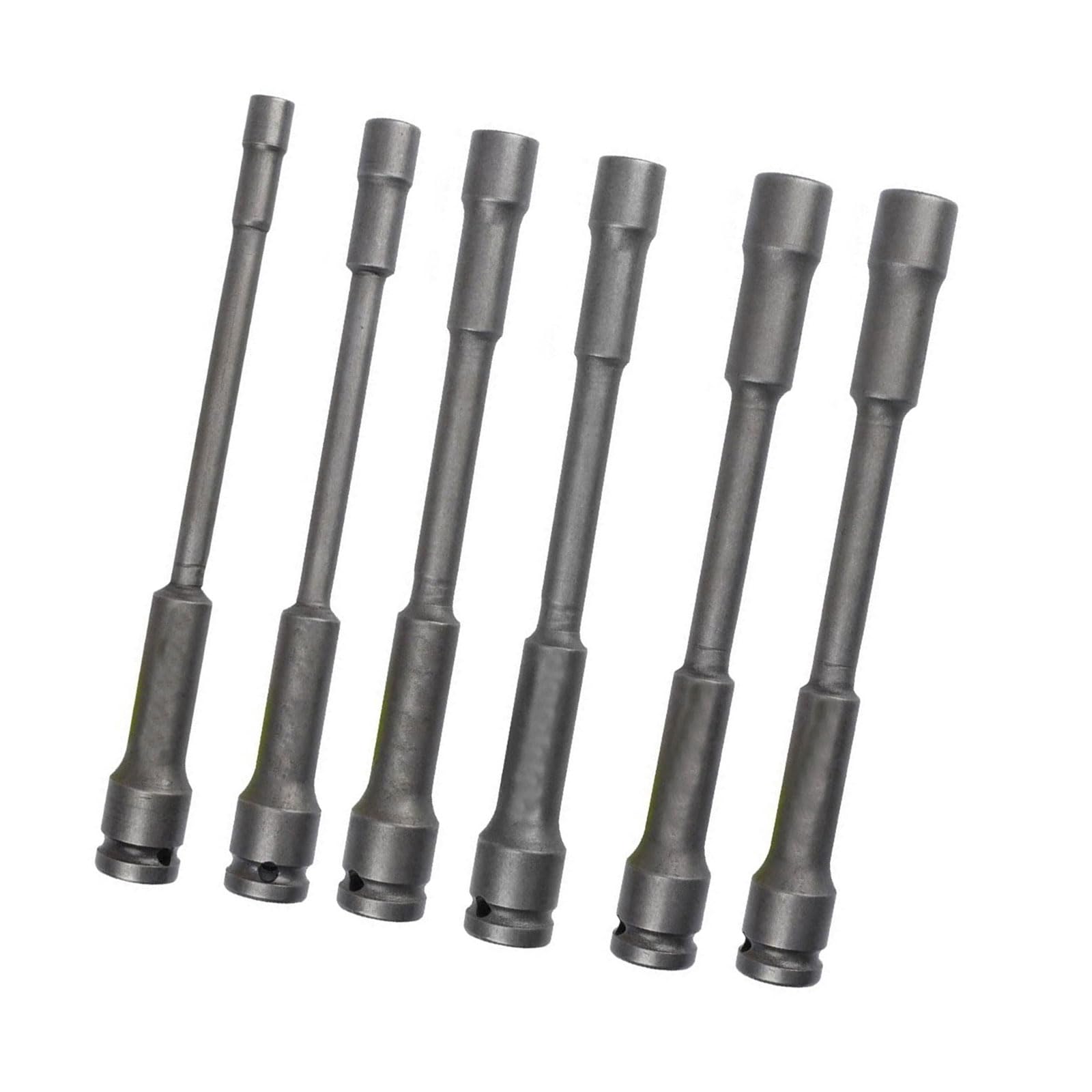 of 7 High Strength Steel Socket Spanner Hand Tool with Drops Resistant Design for Automotive and Mechanical Repairs Deeping Well Socket Wrench