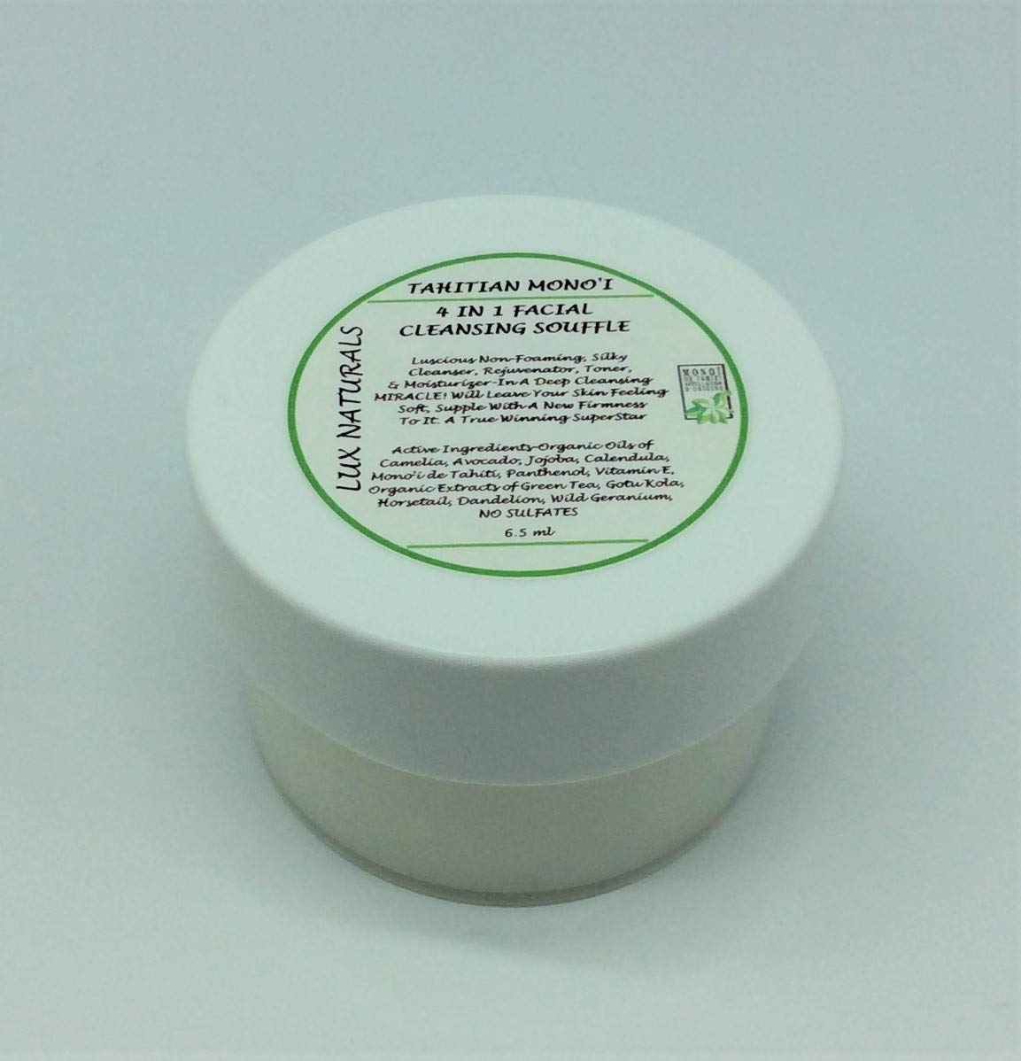 LUX NATURALS-4 in 1 Facial Cleansing Souffle Cream-Miracle Cleanser with Mono'i de Tahiti