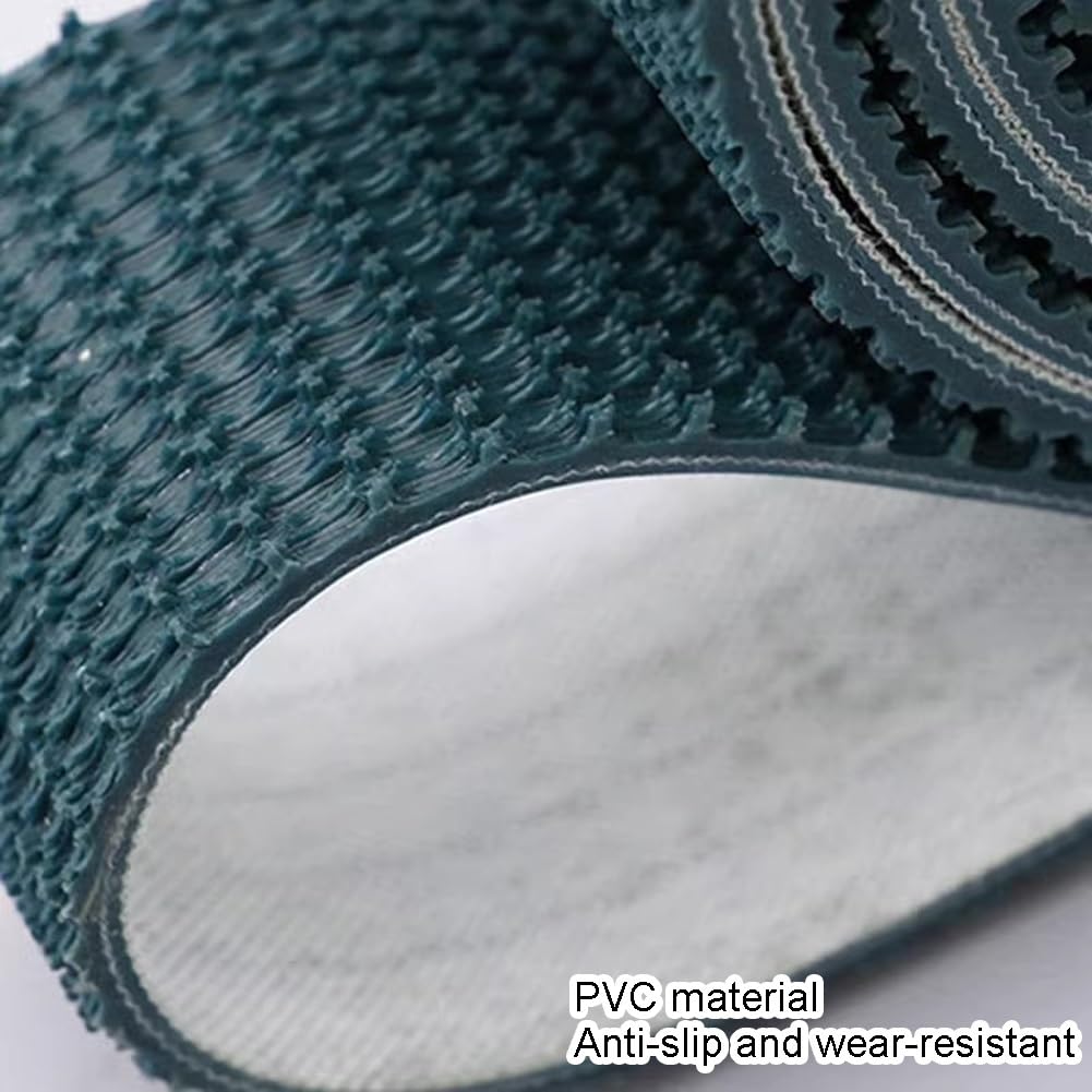 Cinta transportadora industrial de PVC, solución de transporte para líneas de producción, almacenes, carga y descarga, reemplazo resistente para un manejo eficiente de materiales