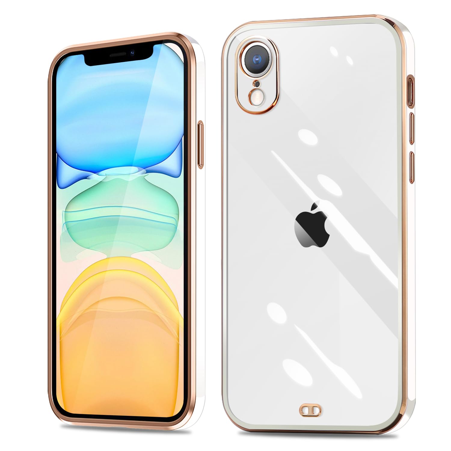 Amazon.co.jp: iPhone XR ケース クリア アイフォンXR カバー 透明  