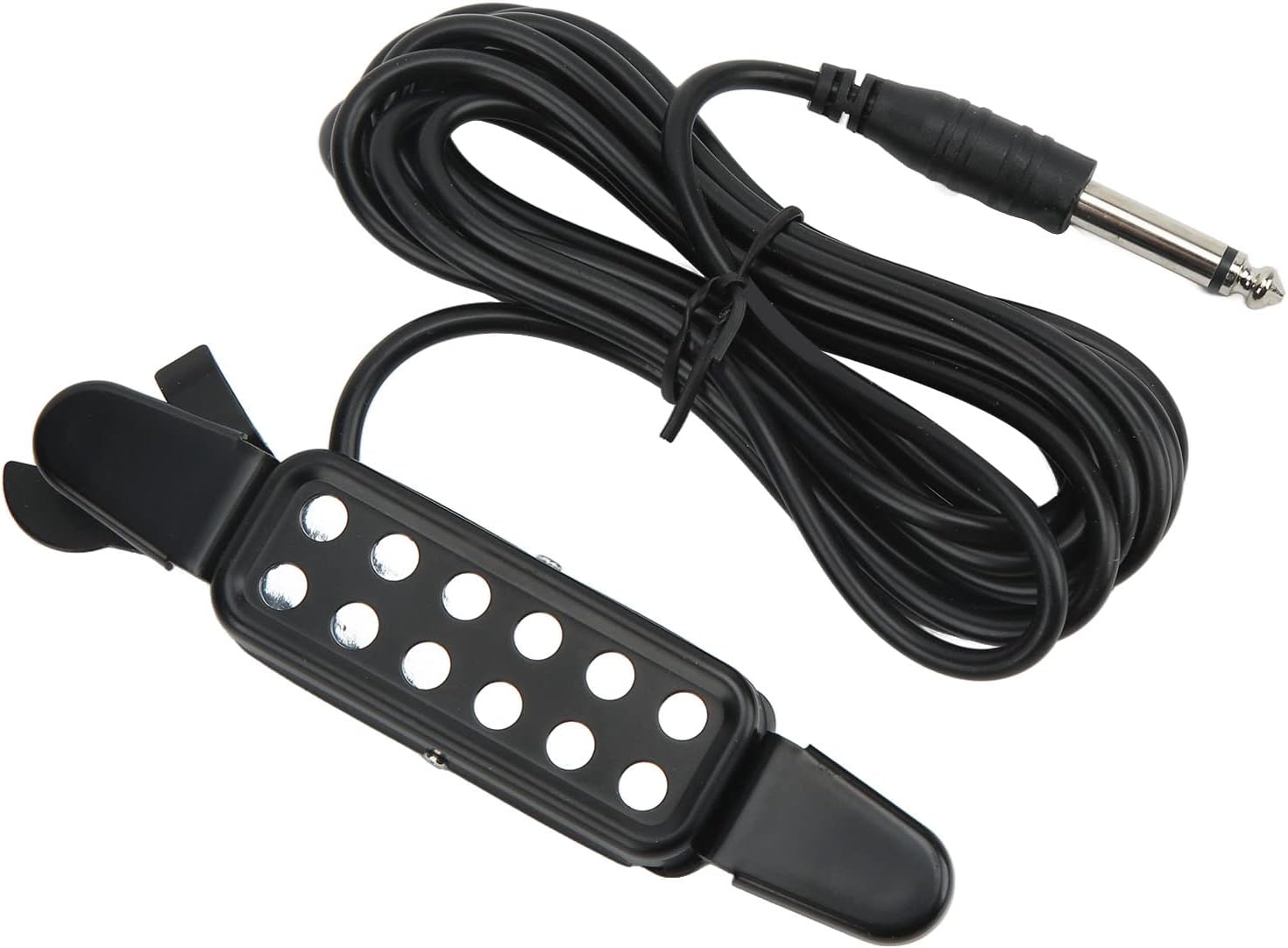 Acoustic Guitar Transducer Soundhole Pickup, Guitar Music Instrument Parts with Preamplifier Punching Accessories