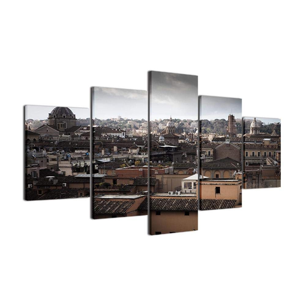 Art mural pour salon et cuisine tableau sur toile ville moderne
