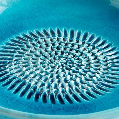 Keramikreibe Evergrate in Türkis mit Küchenpinsel