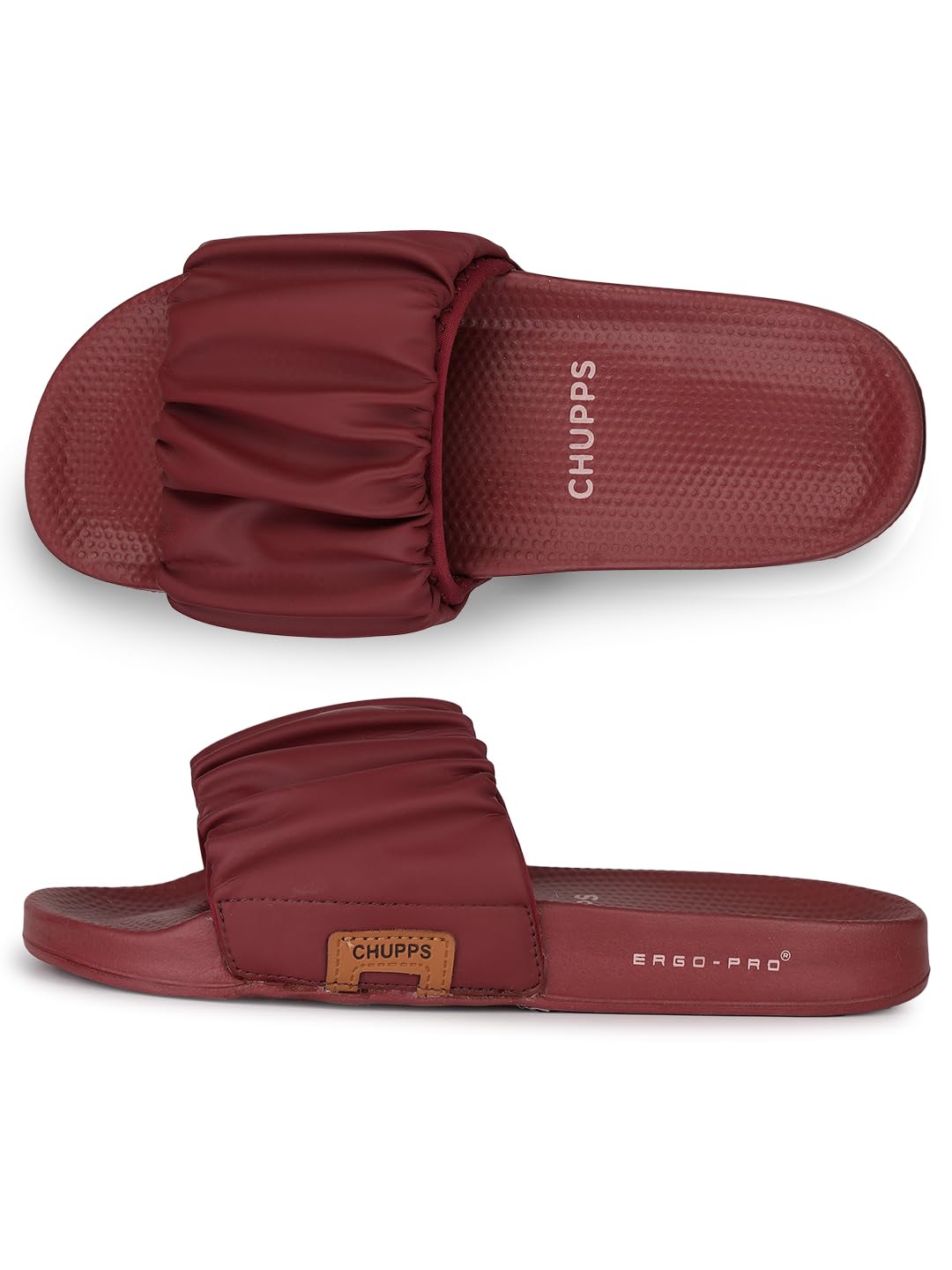 Ruffle Casual Slider & Flip-Flop | Air Soft Cushioned & Contoured Footbed for Superior Comfort & Support | Stylish, Lightweight, Durable & Flexible Slip-On Footwear for Women's-image-35