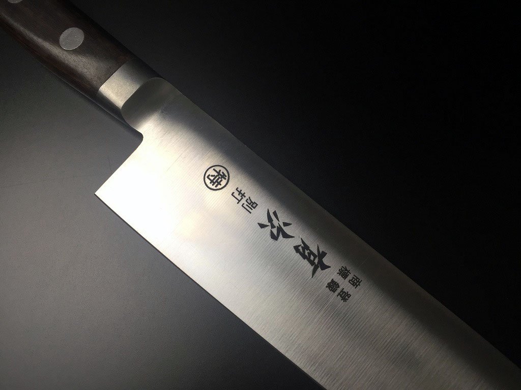 いぬへい　有次 特製 Amazon | 有次 包丁 牛刀 180mm 超合金鋼 築地 ARITSUGU 柄 名入れ