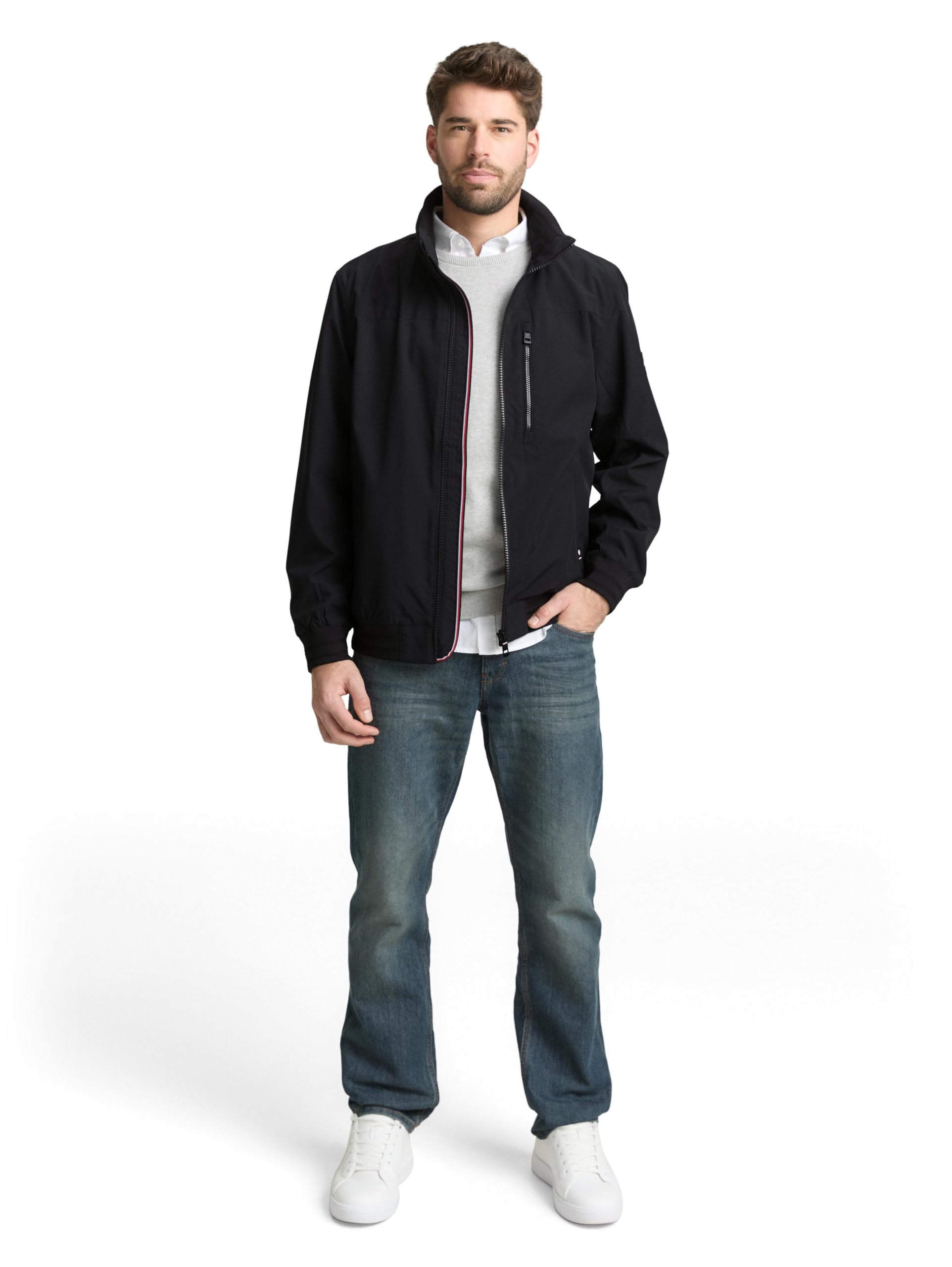 TOM TAILOR Casual Blouson mit Stehkragen und Kapuze – Ansicht 2