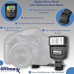 Ultimaxx Kit d'Accessoires 58MM pour Canon EOS Rebel T7, T6, T5, T3, T100, 4000D, 3000D, 2000D, 1500D, 1300D, 1200D 1100D, et Plus ; Comprend : 2X Batteries LP-E10, Kits de Filtres, Sac à Dos & Plus
