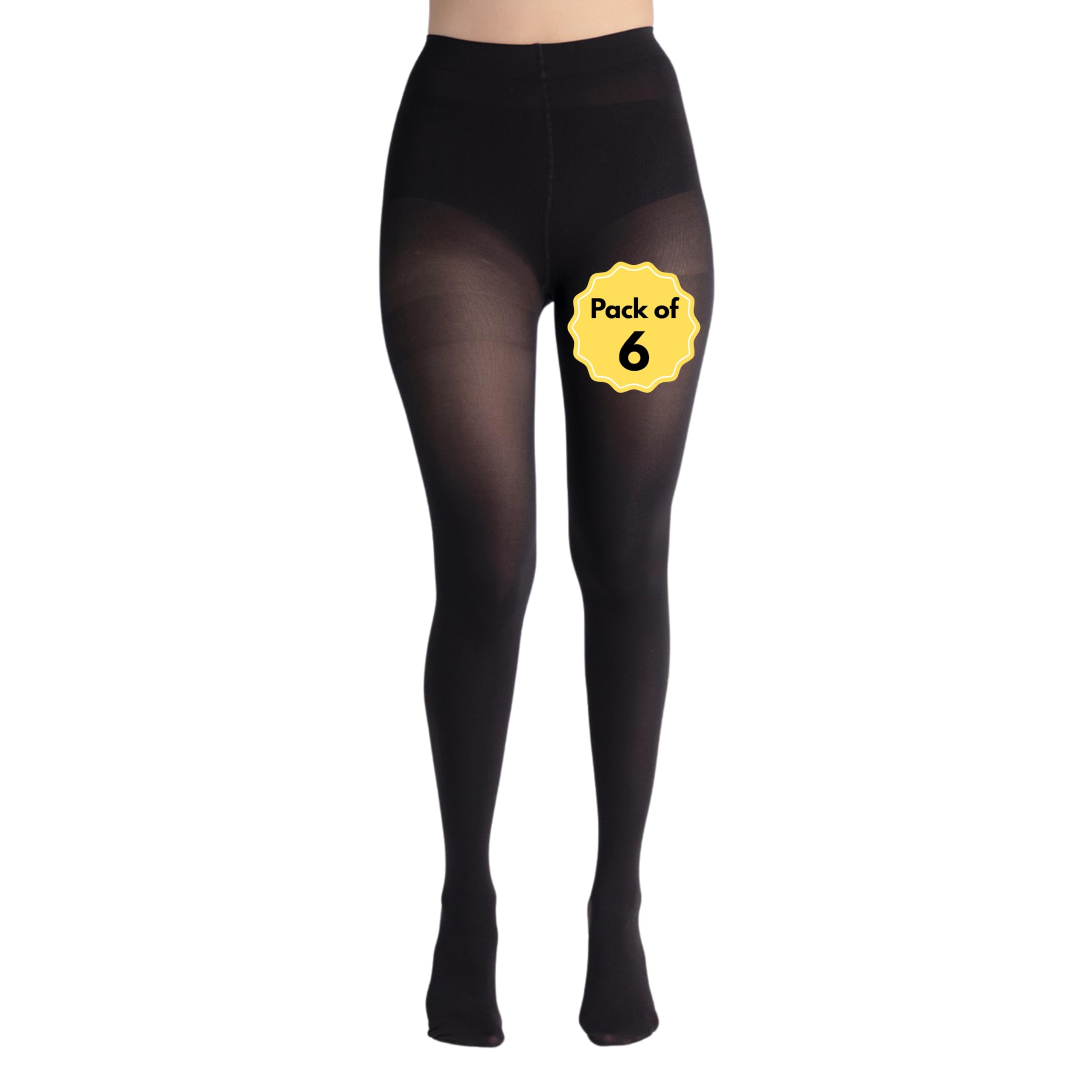Sheer Pantyhose Stockings for Women | For Indigo, Air India, Akasa, Spicejet Airlines Cabin Crew | Offers Tummy Control, Light Leg Support, Sheer Toe | Free size-image-27