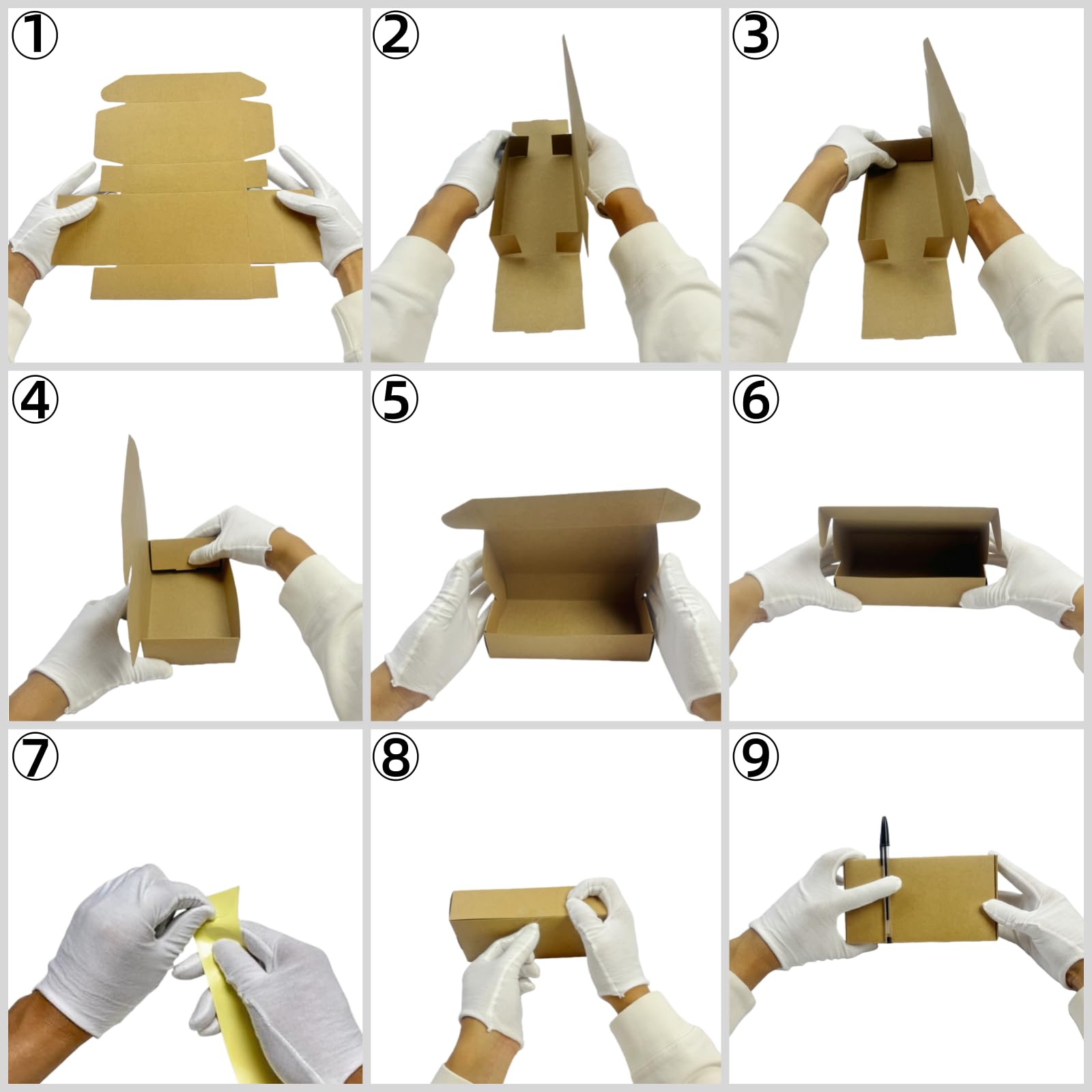 Festa Centro 20pz scatolina Carta Kraft Bianco con Coperchio, Scatole Bomboniera Kraft, scatola per bomboniere,Facile Assemblaggio scatole per Feste,Compleanni e Matrimoni,Festa Natale (10x7x3)