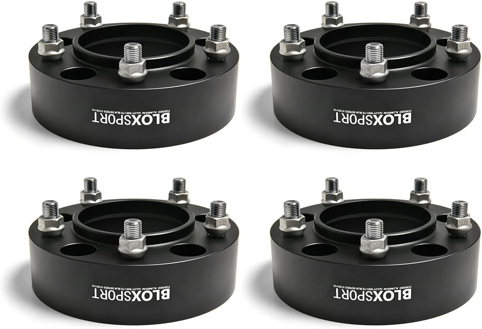 BLOXSPORT 4Pcs Forged Aluminum 6061 T6 Hub Centric 50mm Wheel Spacers Adapters for Lexus GS300 GS350 GS430 GS450h