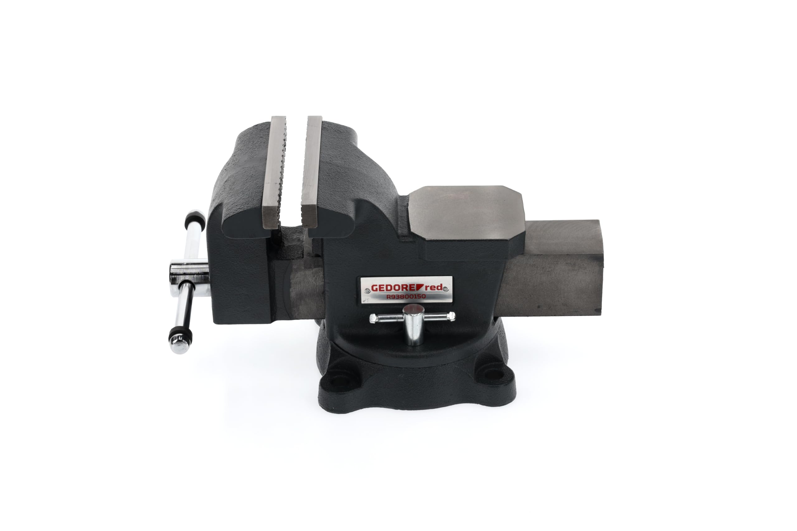 GEDORE red Parallel vice with anvil, Swivelling, Opens to the front, Centric, Clamping force 25 kN, R93800150