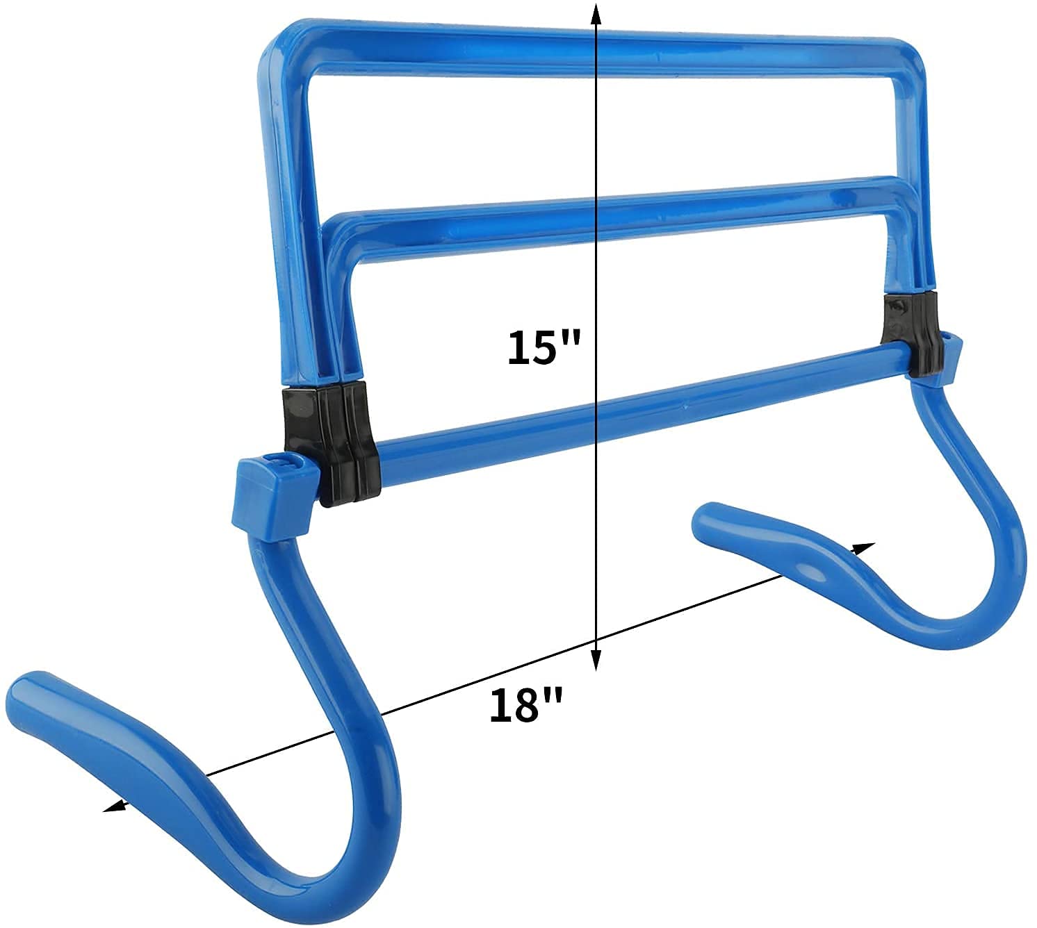 TRMLBE Set De 6 Haies D'entraînement - Réglables 20/30cm - Pour Football Et Agilité - Sac Inclus