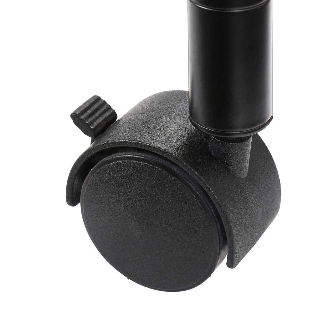 Sandusky MWS481872 4Tier Mobile Wire Shelving Unit with 2" Nylon