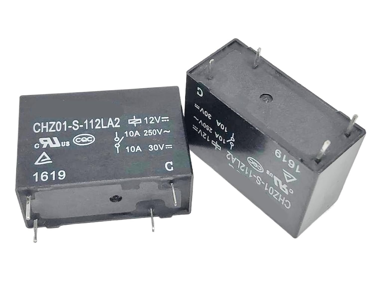 CHZ01-S-112LA2 (14F-1A-4P-12V-10A) Relay 4 pins