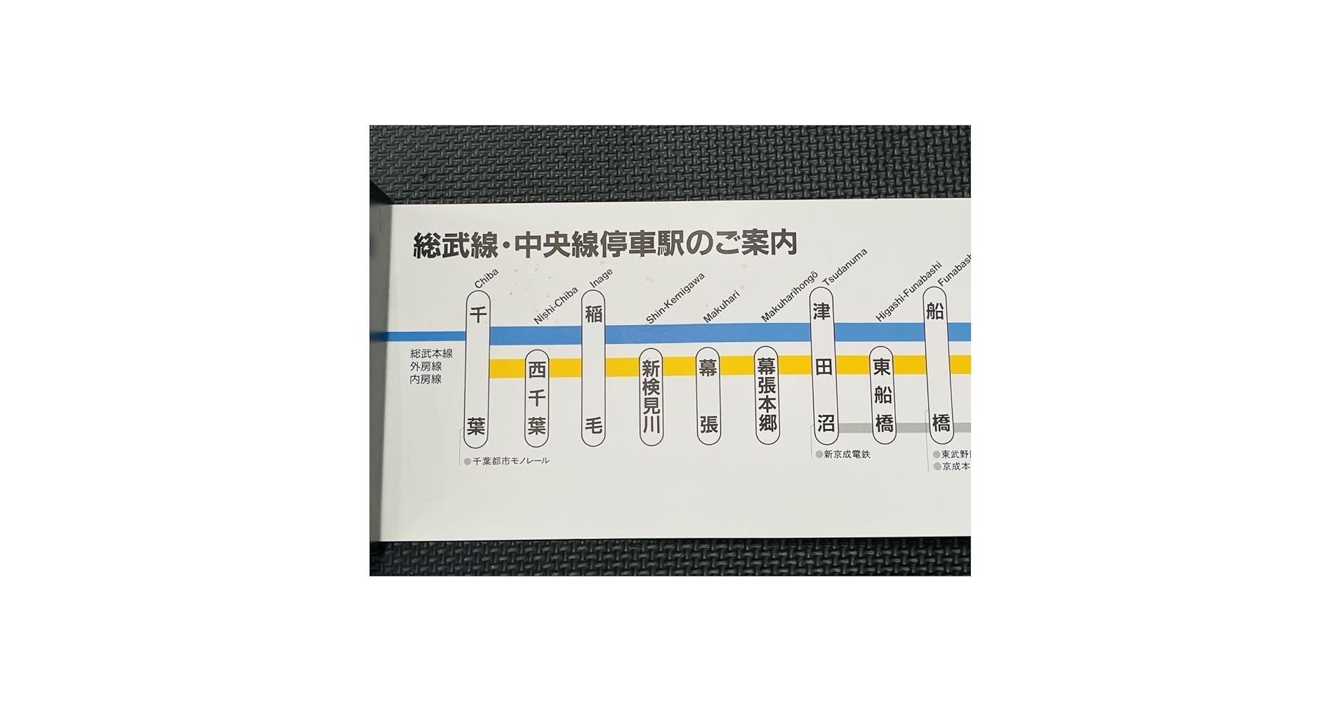 Amazon.co.jp: 総武線 中央線 停車駅のご案内 JR東日本 電車